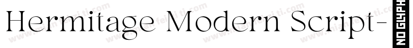 Hermitage Modern Script字体转换